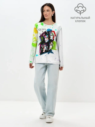 Лонгслив женский. Хлопок / Queen