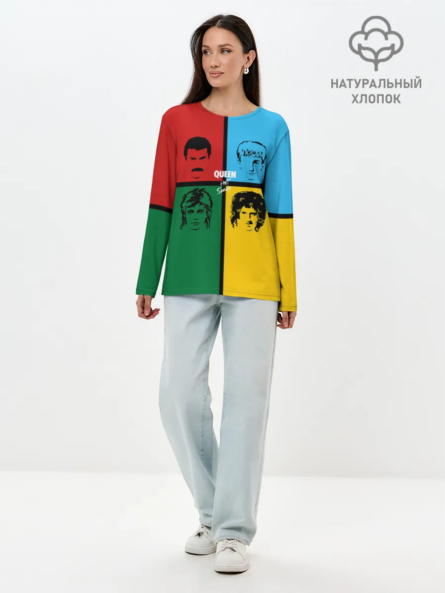 Лонгслив женский. Хлопок / Queen