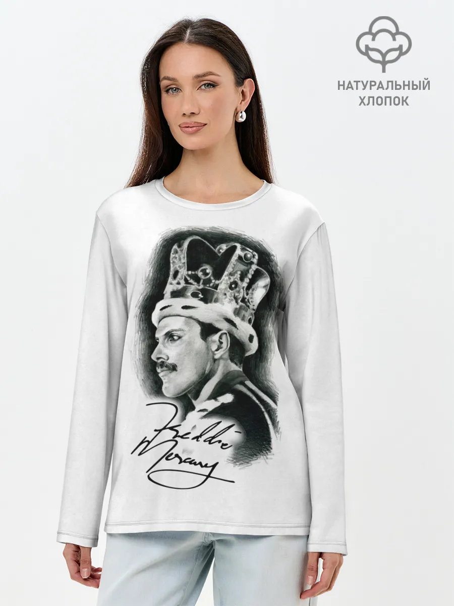 Лонгслив женский. Хлопок / Queen