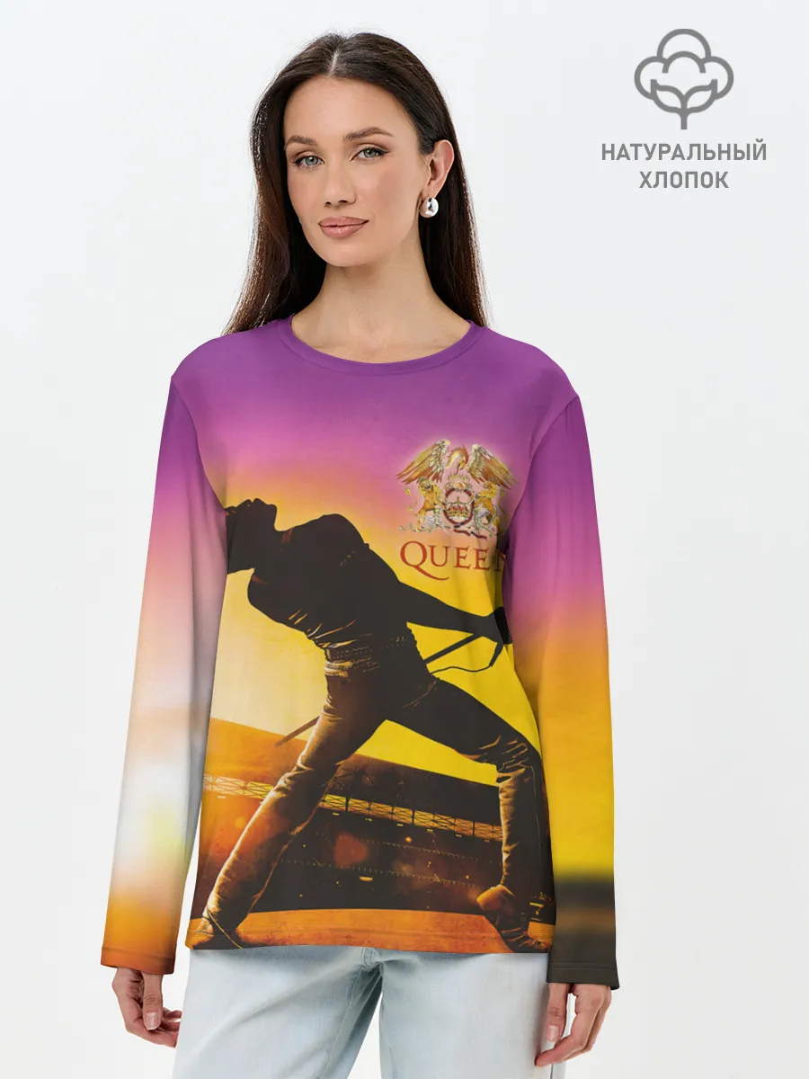 Лонгслив женский. Хлопок / Queen