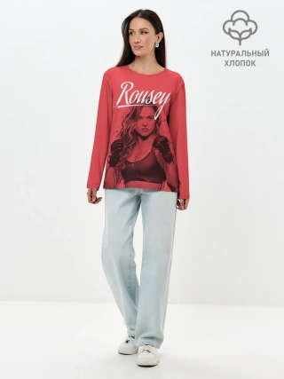 Лонгслив женский. Хлопок / Ronda Rousey