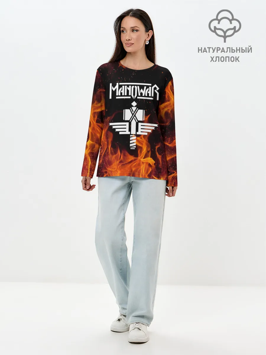Лонгслив женский. Хлопок / Manowar
