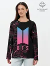 Лонгслив женский. Хлопок / BTS