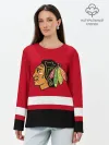 Лонгслив женский. Хлопок / Chicago Blackhawks