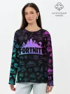 Лонгслив женский. Хлопок / FORTNITE