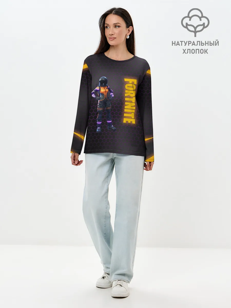 Лонгслив женский. Хлопок / FORTNITE