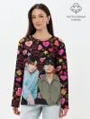 Лонгслив женский. Хлопок / BTS: пейринг ВиГуки