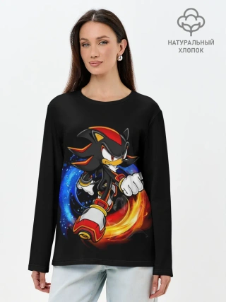 Лонгслив женский. Хлопок / ШЕДОУ