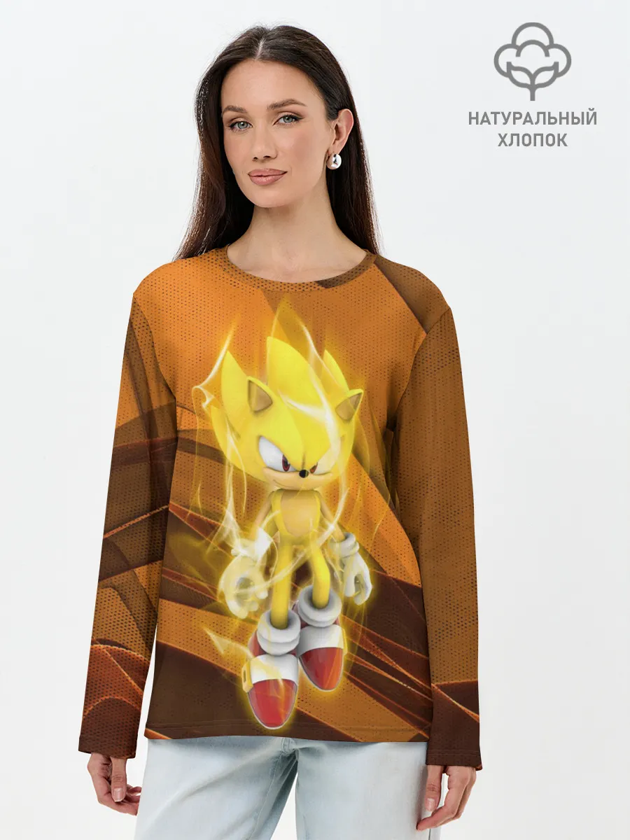 Лонгслив женский. Хлопок / Sonic