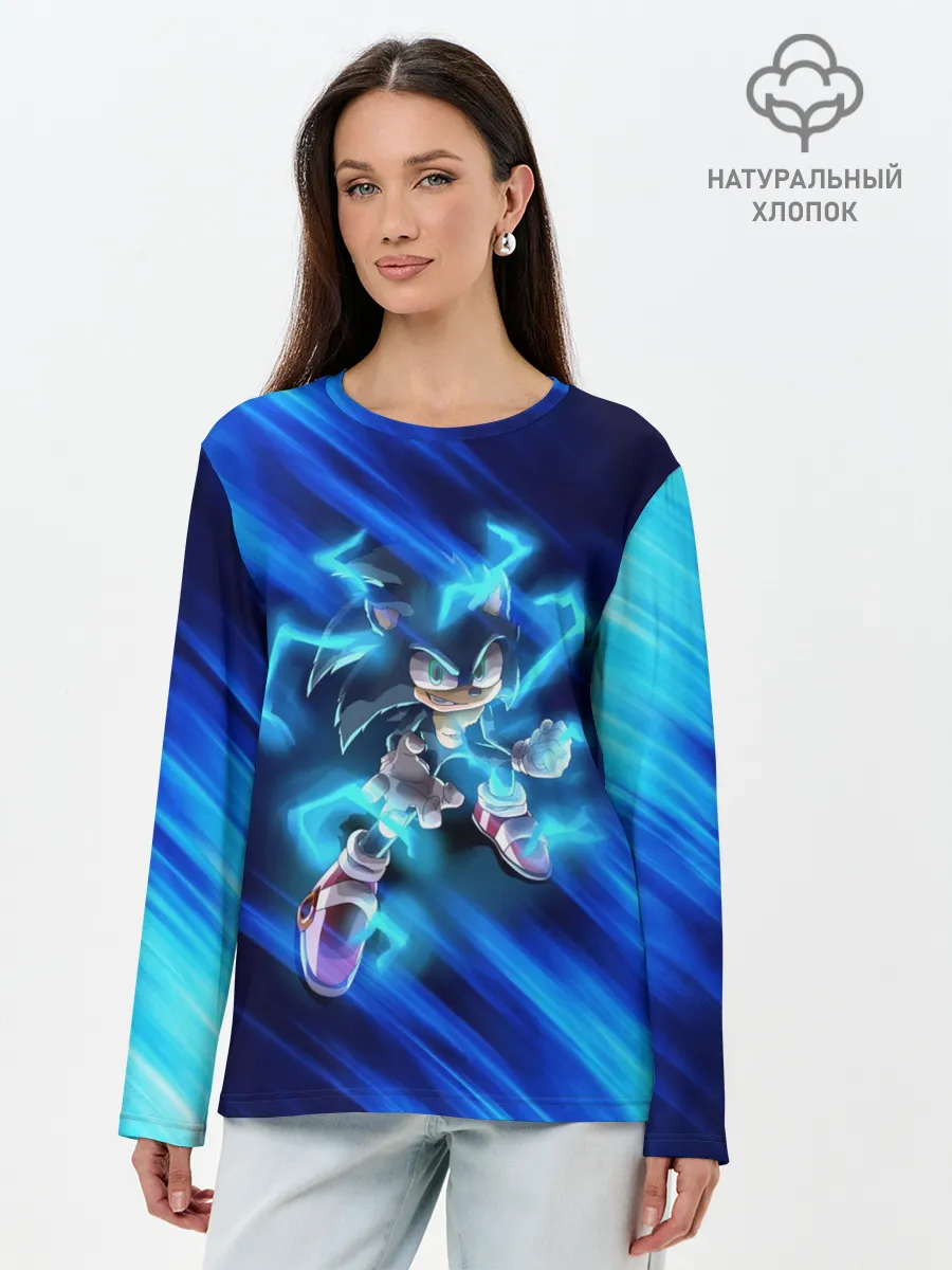 Лонгслив женский. Хлопок / СОНИК