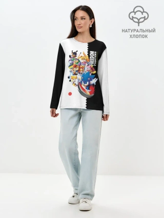 Лонгслив женский. Хлопок / СОНИК