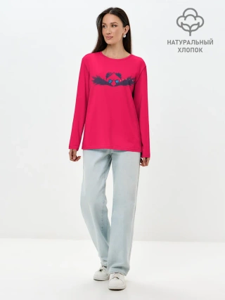 Лонгслив женский. Хлопок / СОНИК