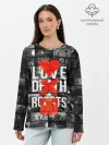 Лонгслив женский. Хлопок / LOVE DEATH ROBOTS