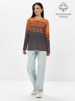 Лонгслив женский. Хлопок / Need for Speed