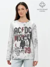 Лонгслив женский. Хлопок / AC/DC