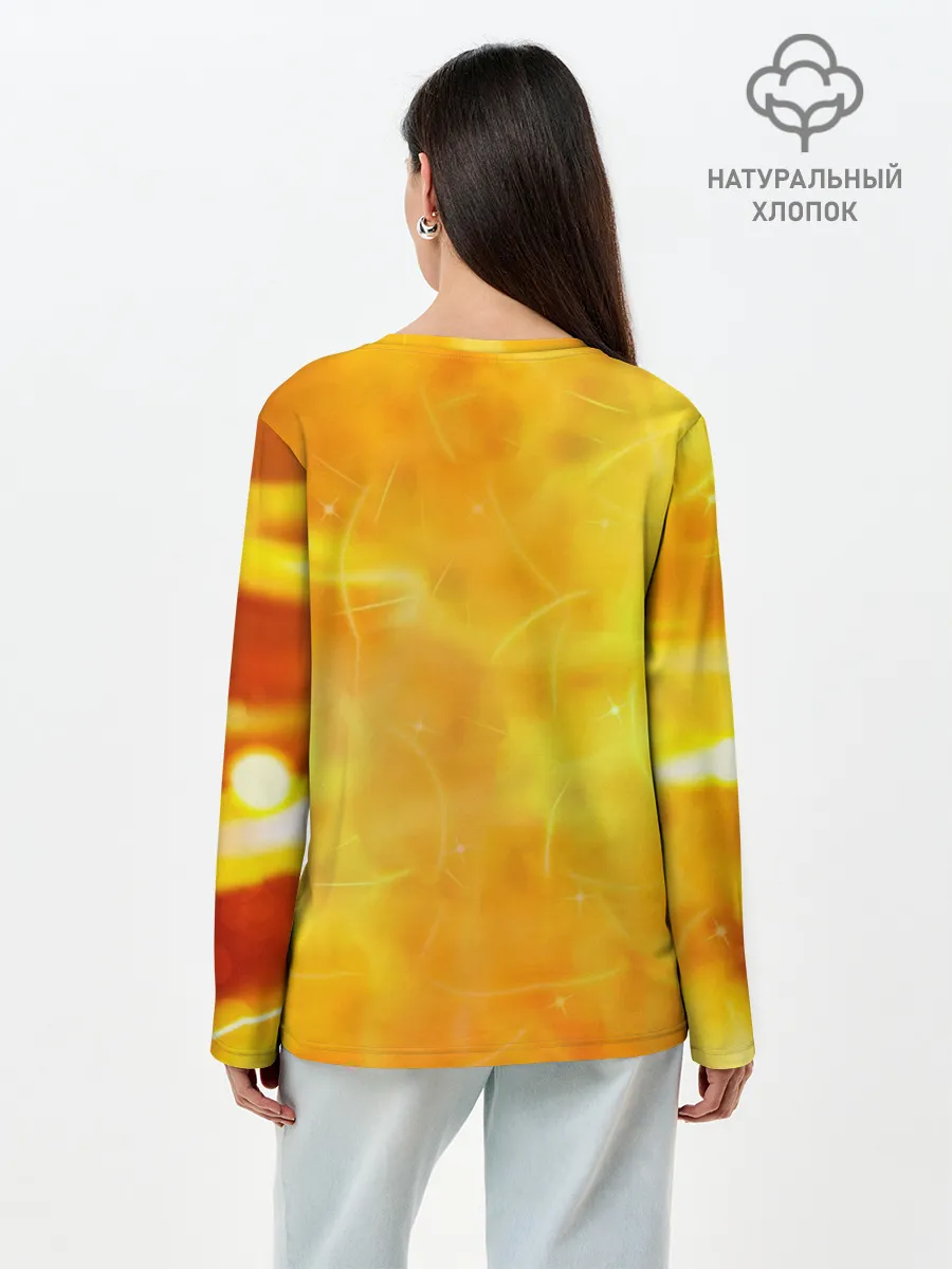 Лонгслив женский. Хлопок / Sonic