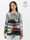 Лонгслив женский. Хлопок / Need for Speed