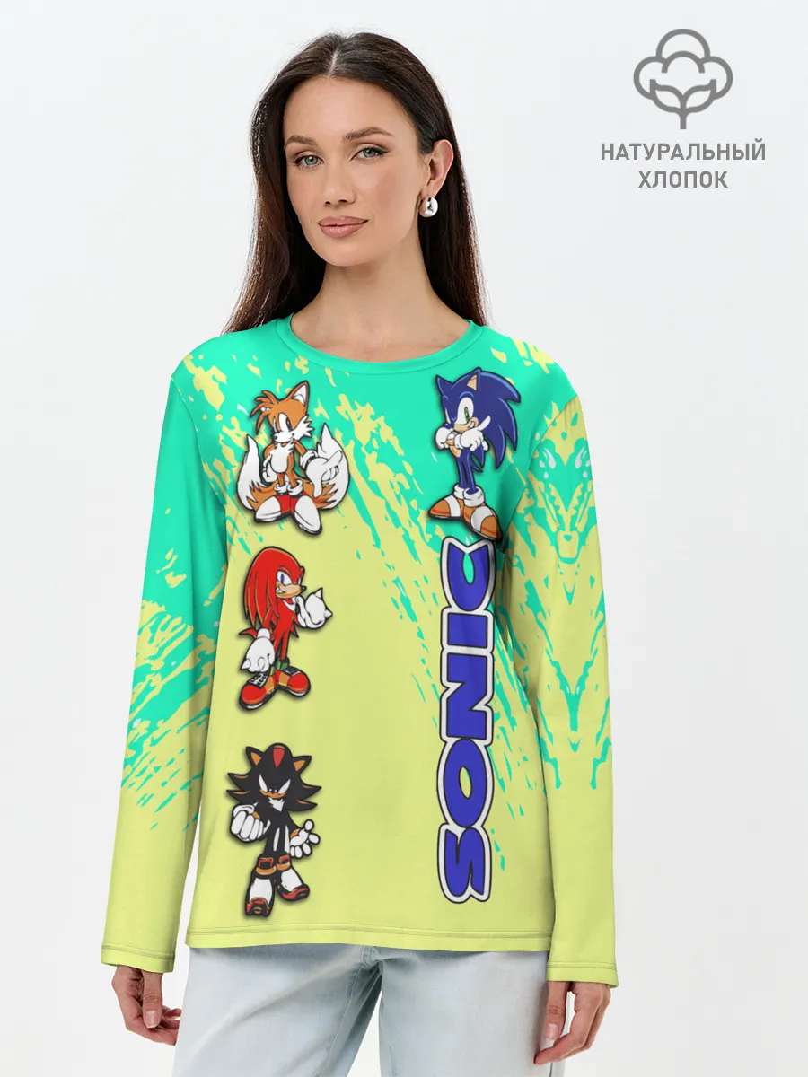 Лонгслив женский. Хлопок / sonik