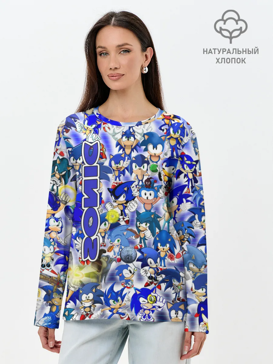 Лонгслив женский. Хлопок / sonik