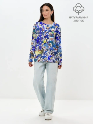 Лонгслив женский. Хлопок / sonik