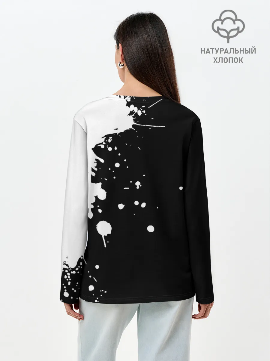 Лонгслив женский. Хлопок / AC/DC Back in Black