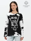 Лонгслив женский. Хлопок / AC/DC