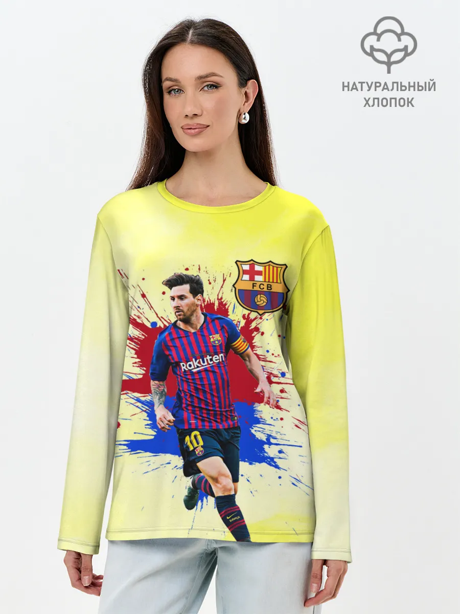 Лонгслив женский. Хлопок / Месси