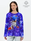 Лонгслив женский. Хлопок / Sonic | Молнии