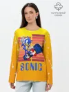 Лонгслив женский. Хлопок / Sonic - Соник