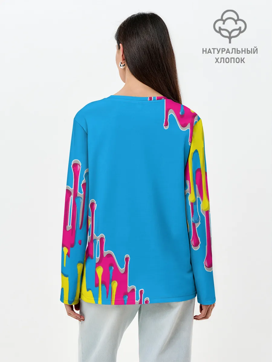 Лонгслив женский. Хлопок / Sonic