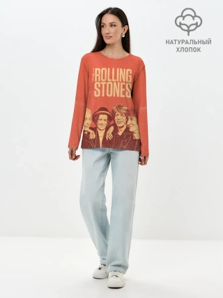 Лонгслив женский. Хлопок / The Rolling Stones