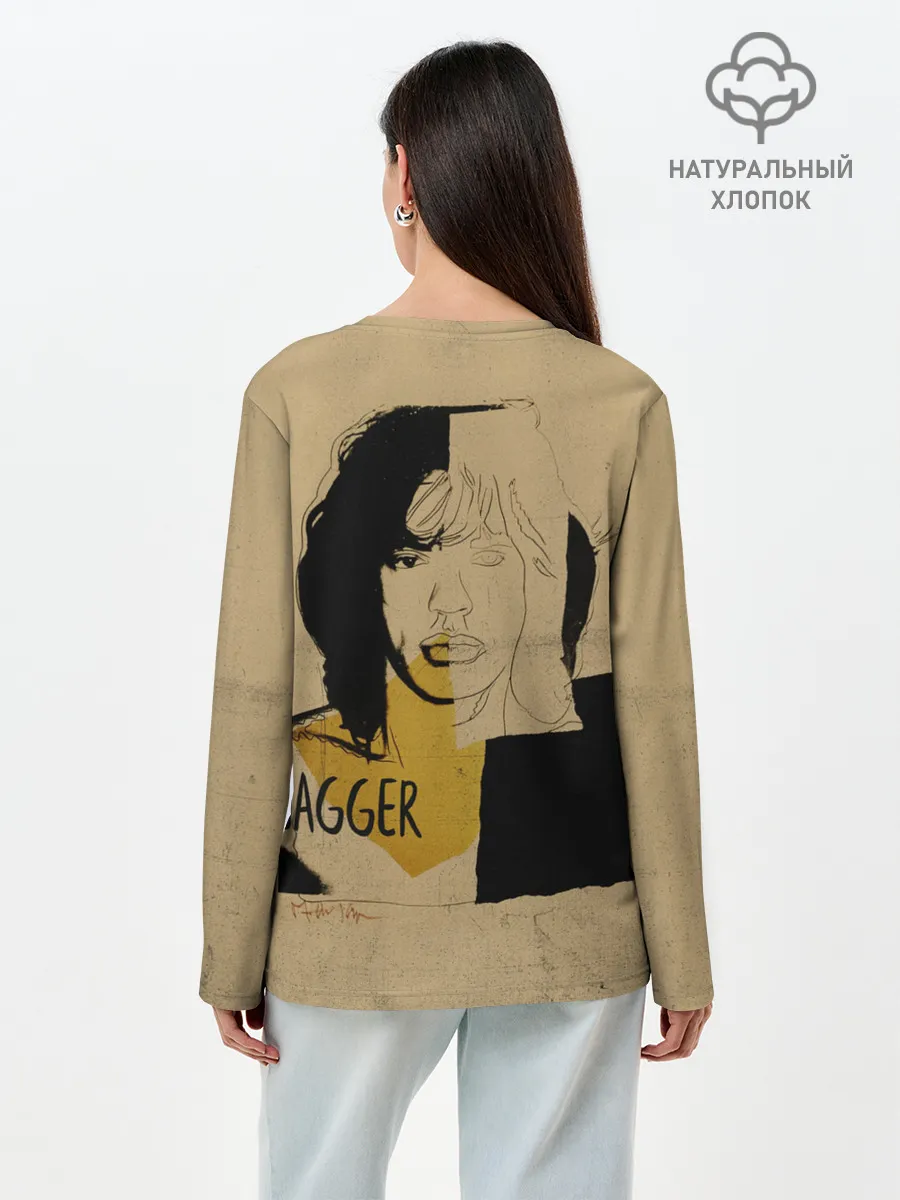 Лонгслив женский. Хлопок / MICK JAGGER