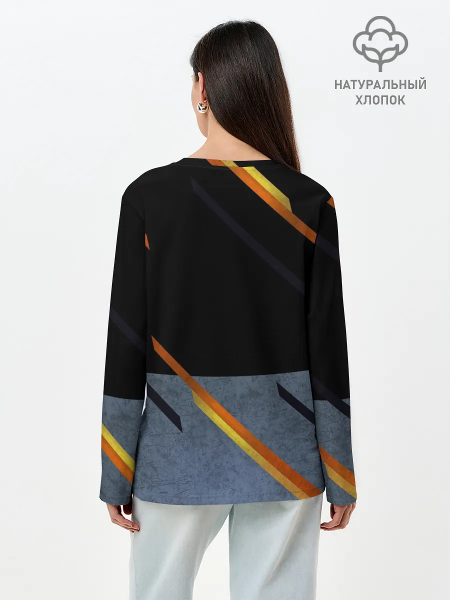 Лонгслив женский. Хлопок / Extremis Malis