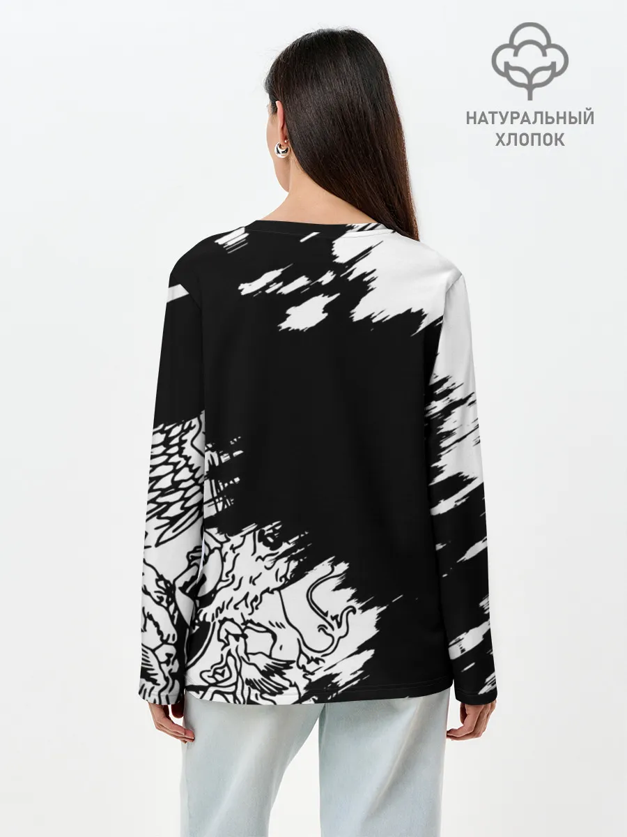 Лонгслив женский. Хлопок / Автограф Фредди Меркьюри