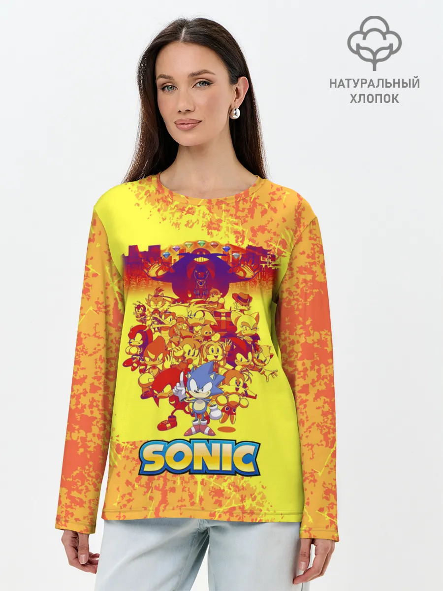 Лонгслив женский. Хлопок / sonik