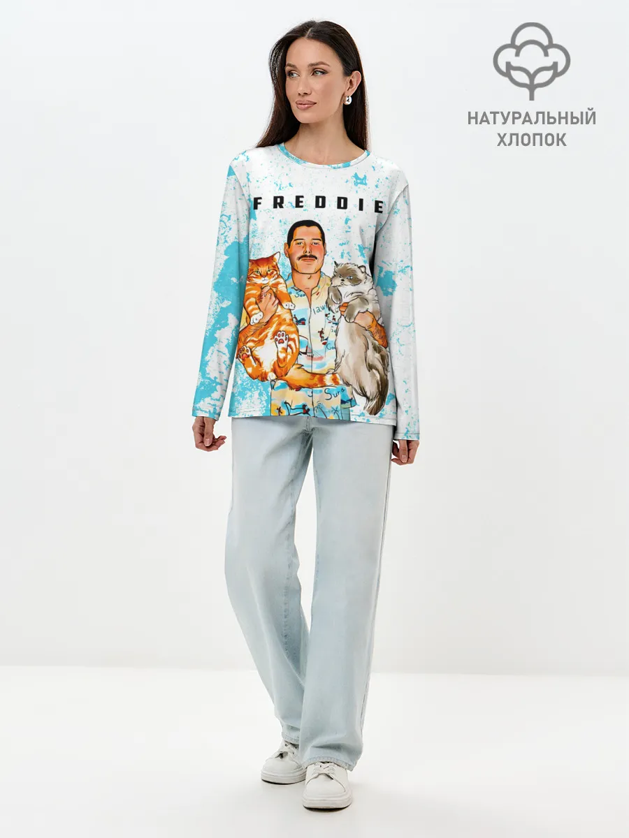 Лонгслив женский. Хлопок / Queen