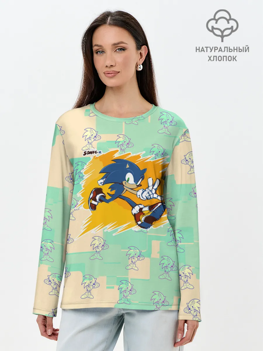 Лонгслив женский. Хлопок / sonik