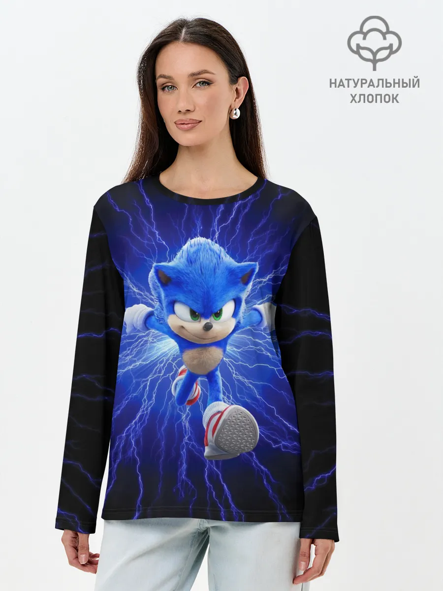 Лонгслив женский. Хлопок / SONIC