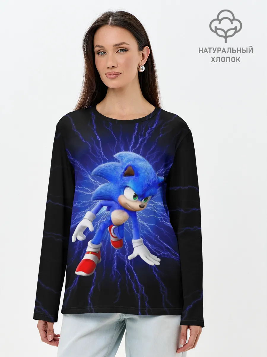 Лонгслив женский. Хлопок / SONIC