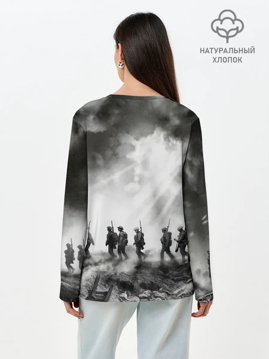 Лонгслив женский. Хлопок / Sabaton