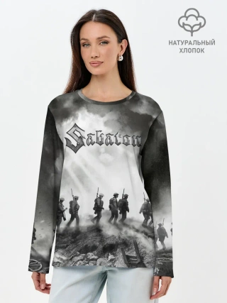 Лонгслив женский. Хлопок / Sabaton