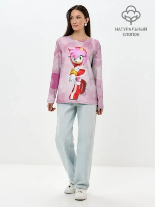 Лонгслив женский. Хлопок / Amy - Эми