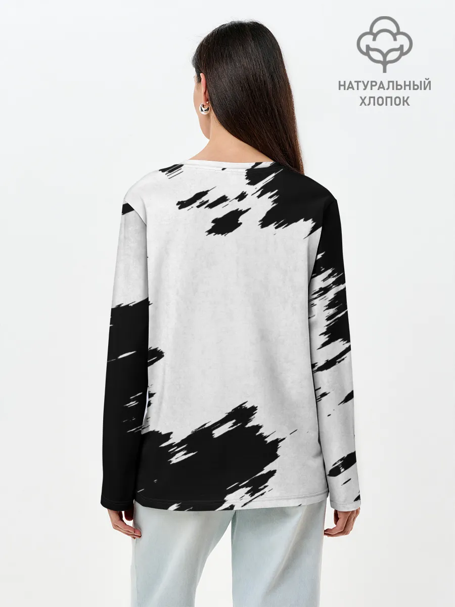 Лонгслив женский. Хлопок / Гражданская оборона