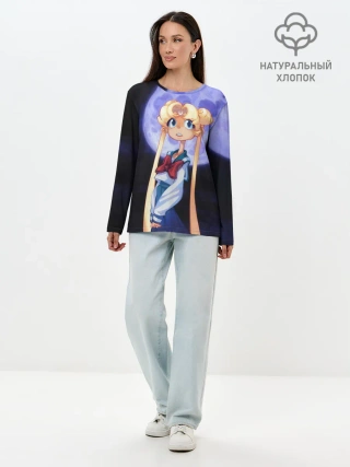 Лонгслив женский. Хлопок / СЕЙЛОР МУН