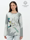 Лонгслив женский. Хлопок / SONIC SILVER
