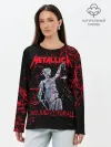 Лонгслив женский. Хлопок / METALLICA | МЕТАЛЛИКА | МЕТАЛИКА