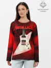 Лонгслив женский. Хлопок / Metallica