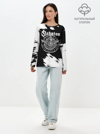 Лонгслив женский. Хлопок / Sabaton