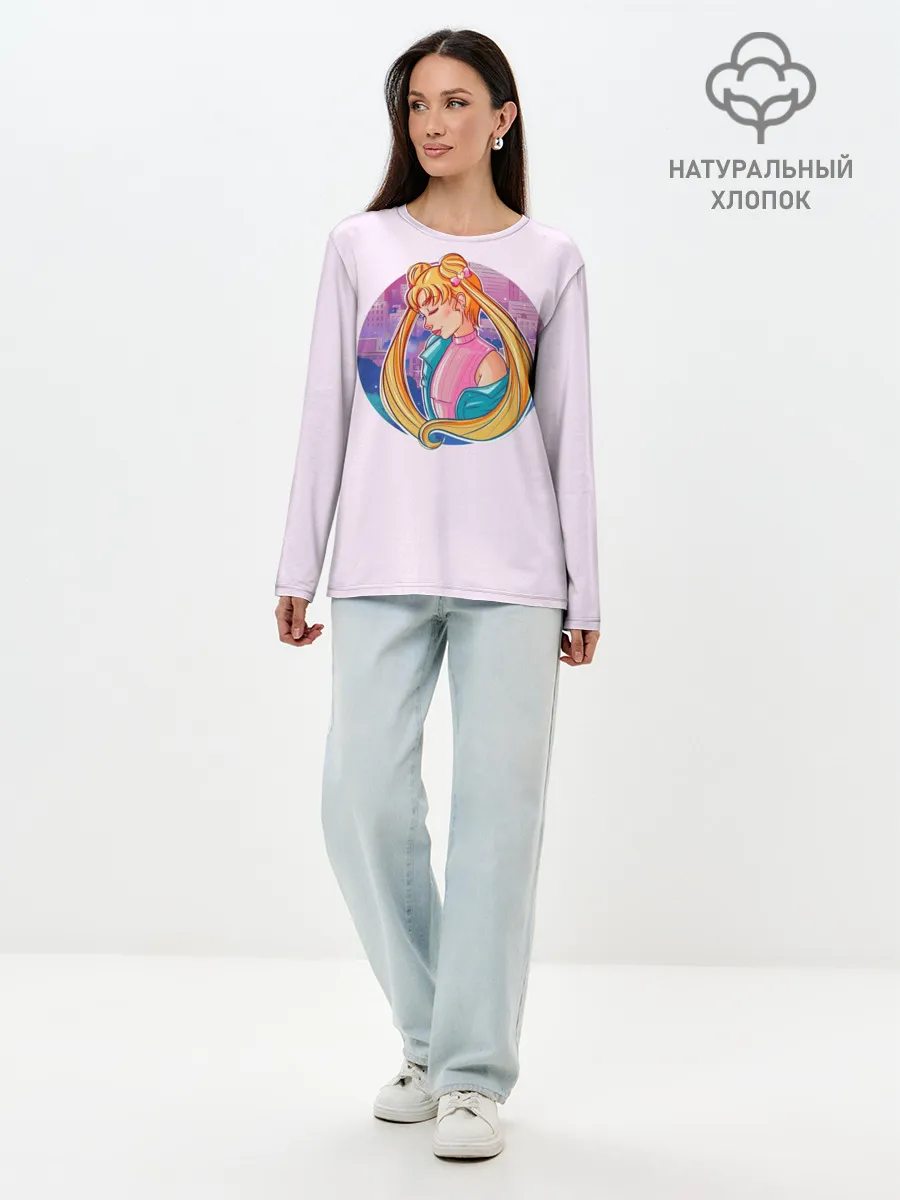 Лонгслив женский. Хлопок / СЕЙЛОР МУН