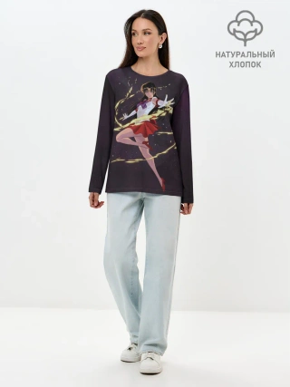 Лонгслив женский. Хлопок / SAILOR MARS